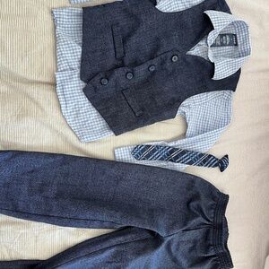 Boys 4 piece blue suit